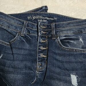 Maurices High-Rise Dark Blue Jeans